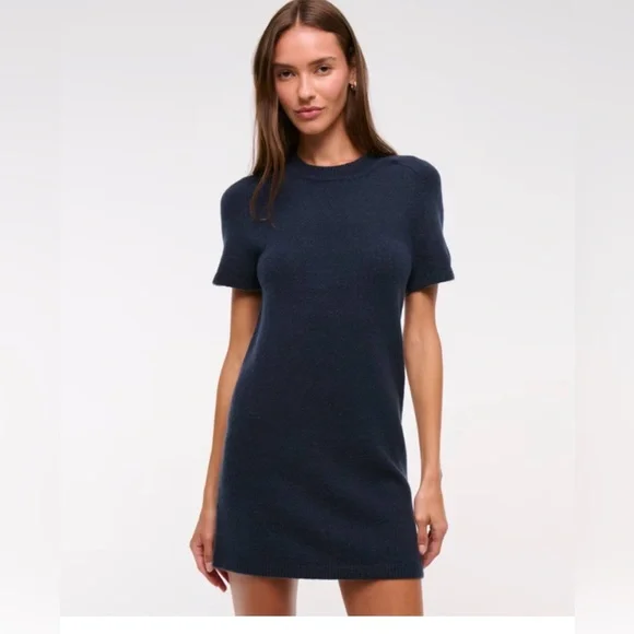 Abercrombie & Fitch Madeline Knit Sweater - Navy Blue - Picture 2 of 4